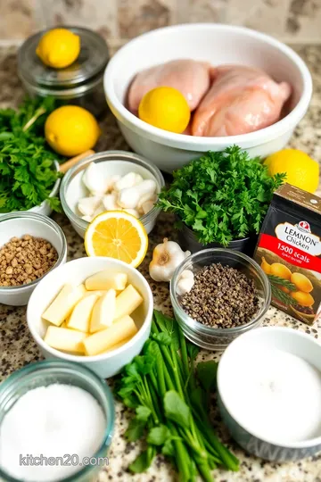 Zesty Crock Pot Lemon Chicken: A Taste of Sunshine ingredients