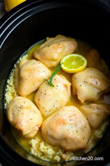 Zesty Crock Pot Lemon Chicken: A Taste of Sunshine presentation