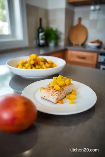 Zesty Salmon with Fresh Mango Salsa: A Tropical Delight steps