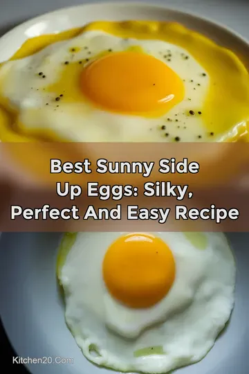Best Sunny Side Up Eggs: Silky Perfect and Easy Recipe : PIN FOR LATER Best Sunny Side Up Eggs: Silky Perfect and Easy Recipe