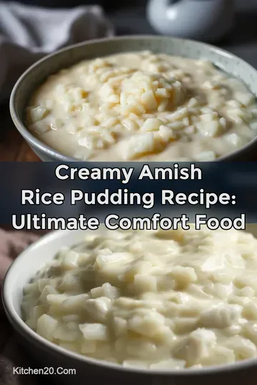 Creamy Amish Rice Pudding Recipe: Ultimate Comfort Food : PIN FOR LATER Creamy Amish Rice Pudding Recipe: Ultimate Comfort Food