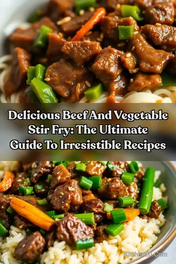 Delicious Beef And Vegetable Stir Fry: The Ultimate Guide To Irresistible Recipes : PIN FOR LATER Delicious Beef And Vegetable Stir Fry: The Ultimate Guide To Irresistible Recipes