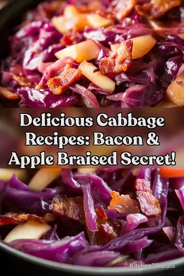 Delicious Cabbage Recipes: Bacon & Apple Braised Secret! : PIN FOR LATER Delicious Cabbage Recipes: Bacon & Apple Braised Secret!