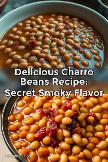 Delicious Charro Beans Recipe: Secret Smoky Flavor : PIN FOR LATER Delicious Charro Beans Recipe: Secret Smoky Flavor