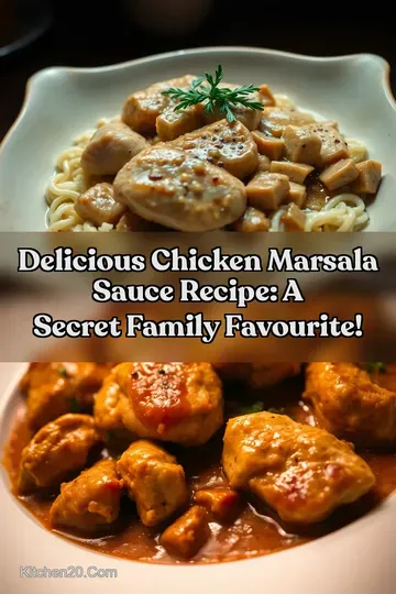Delicious Chicken Marsala Sauce Recipe: A Secret Family Favourite! : PIN FOR LATER Delicious Chicken Marsala Sauce Recipe: A Secret Family Favourite!