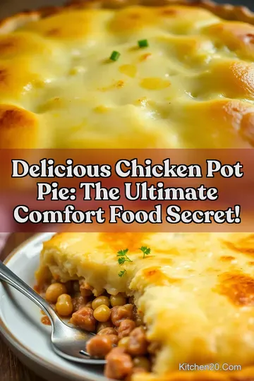 Delicious Chicken Pot Pie: The Ultimate Comfort Food Secret! : PIN FOR LATER Delicious Chicken Pot Pie: The Ultimate Comfort Food Secret!
