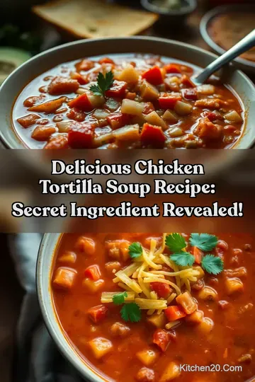 Delicious Chicken Tortilla Soup Recipe: Secret Ingredient Revealed!