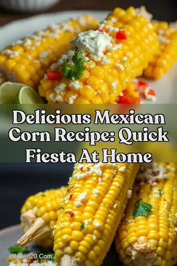 Delicious Mexican Corn Recipe: Quick Fiesta at Home : PIN FOR LATER Delicious Mexican Corn Recipe: Quick Fiesta at Home