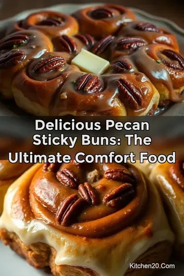 Delicious Pecan Sticky Buns: The Ultimate Comfort Food : PIN FOR LATER Delicious Pecan Sticky Buns: The Ultimate Comfort Food
