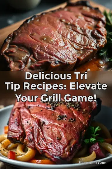 Delicious Tri Tip Recipes: Elevate Your Grill Game! : PIN FOR LATER Delicious Tri Tip Recipes: Elevate Your Grill Game!
