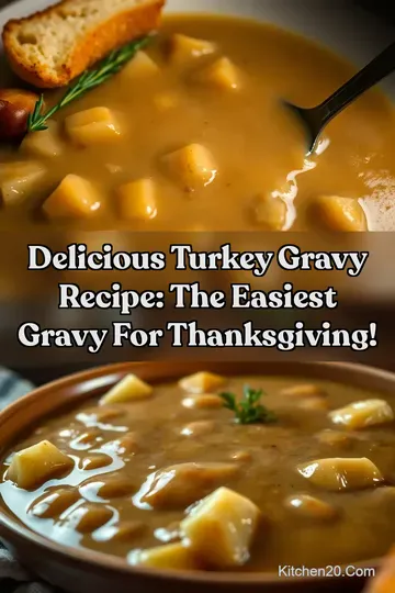 Delicious Turkey Gravy Recipe: The Easiest Gravy for Thanksgiving! : PIN FOR LATER Delicious Turkey Gravy Recipe: The Easiest Gravy for Thanksgiving!