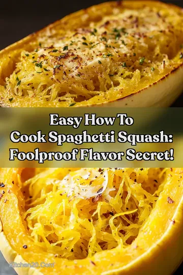 Easy How to Cook Spaghetti Squash: Foolproof Flavor Secret! : PIN FOR LATER Easy How to Cook Spaghetti Squash: Foolproof Flavor Secret!
