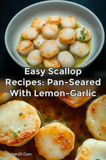 Easy Scallop Recipes: Pan-Seared With Lemon-Garlic : PIN FOR LATER Easy Scallop Recipes: Pan-Seared With Lemon-Garlic
