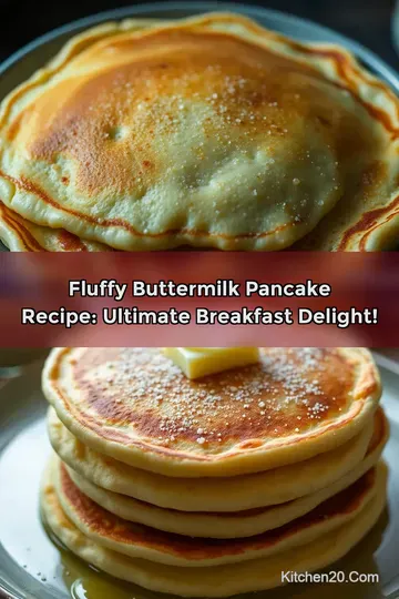 Fluffy Buttermilk Pancake Recipe: Ultimate Breakfast Delight! : PIN FOR LATER Fluffy Buttermilk Pancake Recipe: Ultimate Breakfast Delight!