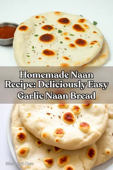Homemade Naan Recipe: Deliciously Easy Garlic Naan Bread : PIN FOR LATER Homemade Naan Recipe: Deliciously Easy Garlic Naan Bread