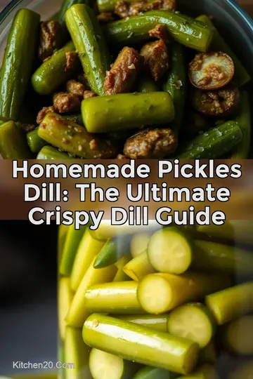 Homemade Pickles Dill: The Ultimate Crispy Dill Guide : PIN FOR LATER Homemade Pickles Dill: The Ultimate Crispy Dill Guide