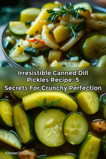 Irresistible Canned Dill Pickles Recipe: 5 Secrets for Crunchy Perfection : PIN FOR LATER Irresistible Canned Dill Pickles Recipe: 5 Secrets for Crunchy Perfection
