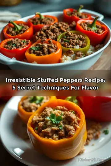 Irresistible Stuffed Peppers Recipe: 5 Secret Techniques for Flavor : PIN FOR LATER Irresistible Stuffed Peppers Recipe: 5 Secret Techniques for Flavor