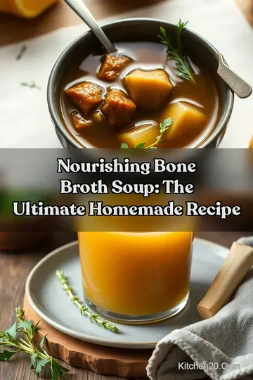 Nourishing Bone Broth Soup: The Ultimate Homemade Recipe : PIN FOR LATER Nourishing Bone Broth Soup: The Ultimate Homemade Recipe