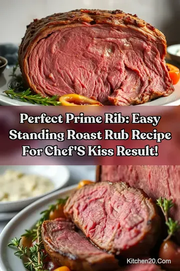 Perfect Prime Rib: Easy Standing Roast Rub Recipe For Chef' s Kiss Result! : PIN FOR LATER Perfect Prime Rib: Easy Standing Roast Rub Recipe For Chef' s Kiss Result!