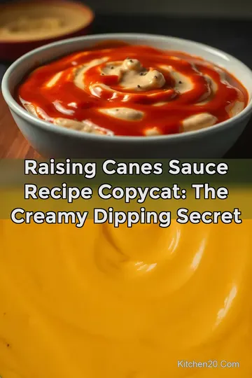 Raising Canes Sauce Recipe Copycat: The Creamy Dipping Secret : PIN FOR LATER Raising Canes Sauce Recipe Copycat: The Creamy Dipping Secret