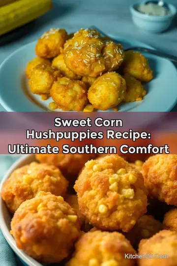 Sweet Corn Hushpuppies Recipe: Ultimate Southern Comfort : PIN FOR LATER Sweet Corn Hushpuppies Recipe: Ultimate Southern Comfort