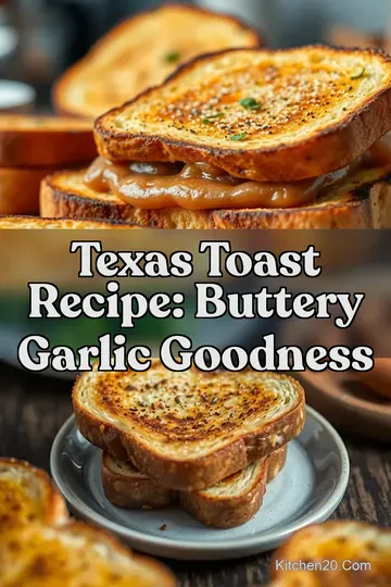 Texas Toast Recipe: Buttery Garlic Goodness : PIN FOR LATER Texas Toast Recipe: Buttery Garlic Goodness