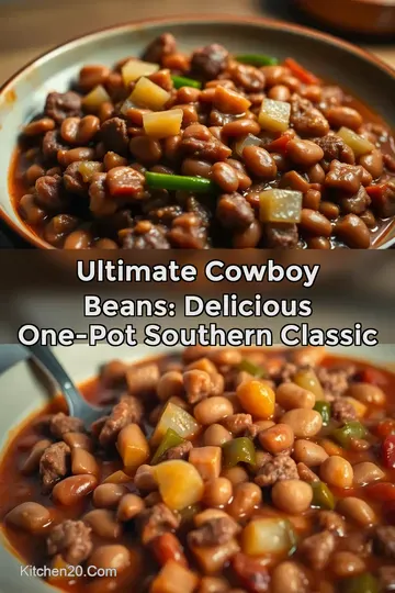 Ultimate Cowboy Beans: Delicious One-Pot Southern Classic : PIN FOR LATER Ultimate Cowboy Beans: Delicious One-Pot Southern Classic