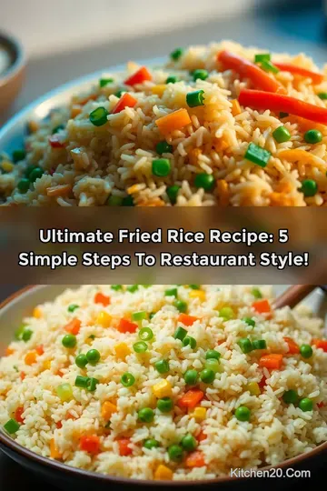 Ultimate Fried Rice Recipe: 5 Simple Steps to Restaurant Style! : PIN FOR LATER Ultimate Fried Rice Recipe: 5 Simple Steps to Restaurant Style!