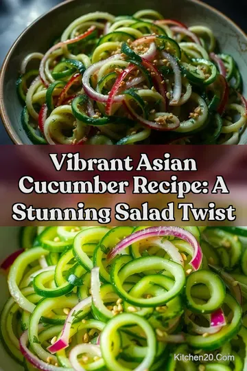 Vibrant Asian Cucumber Recipe: A Stunning Salad Twist