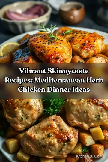 Vibrant Skinnytaste Recipes: Mediterranean Herb Chicken Dinner Ideas : PIN FOR LATER Vibrant Skinnytaste Recipes: Mediterranean Herb Chicken Dinner Ideas