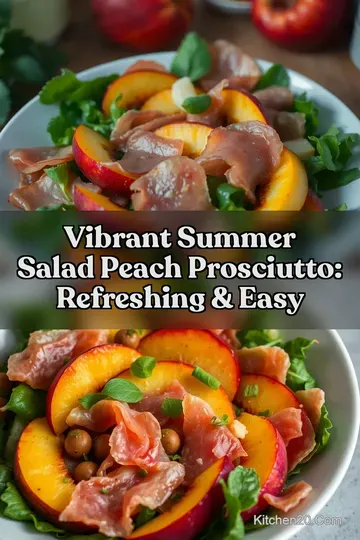 Vibrant Summer Salad Peach Prosciutto: Refreshing & Easy : PIN FOR LATER Vibrant Summer Salad Peach Prosciutto: Refreshing & Easy