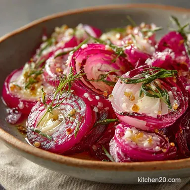 The Speedy Scandi Bright Brassy Quick Pickled Red Onions Recipe