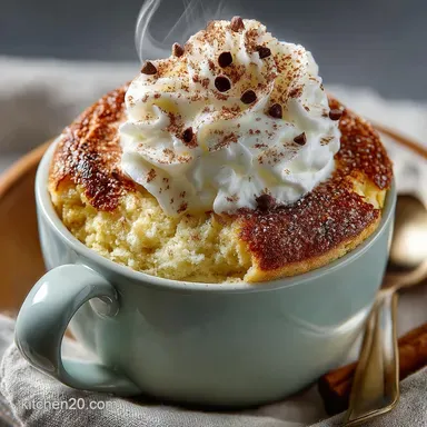 Perfect Vanilla Mug Cake Fluffy Speedy Ready in 5 Minutes Recipe Card