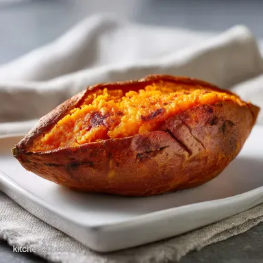 Air Fryer Baked Sweet Potato: A 50-Minute Side Dish for 4 Servings