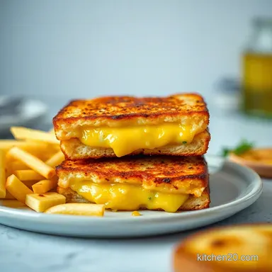 Air Fryer Grilled Cheese: Golden Goodness in Minutes! Recipe Card