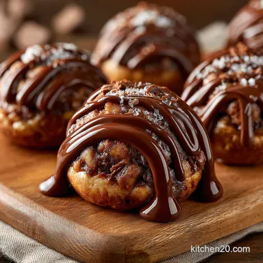 Air Fryer Nutella Bombs Quick OMG So Easy Gooey Recipe Card