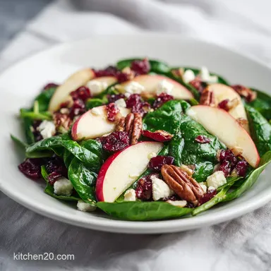 Apple Pecan Fall Salad in 15 Minutes Recipe Card