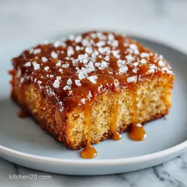 Artisanal Salted Caramel Dad Cake: 1h 15m Recipe Card