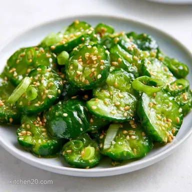 Cucumber Salad Dressing Asian for 4 Recipe Card