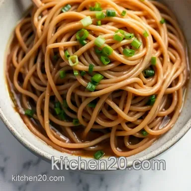 Authentic Chilled Soba Noodles Recipe | Easy & Refreshing Japanese Meal Recipe Card