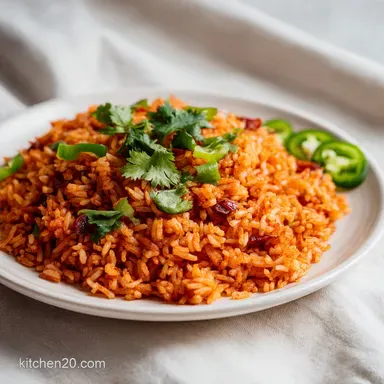 Authentic Mexican Rice with Tomato Sauce in 35 Minutes Recipe Card