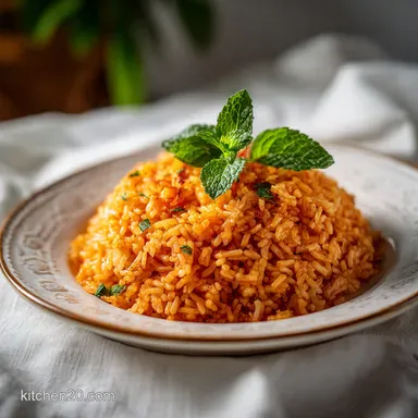 Authentic Mexican Rice with Tomato Sauce in 35 Minutes