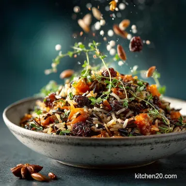 Wild Rice Pilaf Recipe: Nutty, Chewy Autumn Showstopper Recipe Card