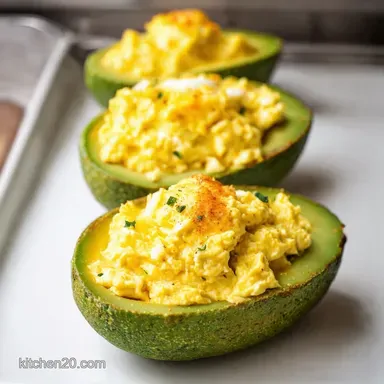 Avocado Egg Boats All Scrambled Eggs Should Be This Good Recipe Card
