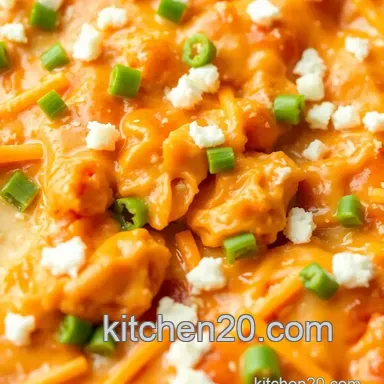 Easy Bake Buffalo Chicken Cheesy Delight: 3 Amazing Family Favorites! Recipe Card