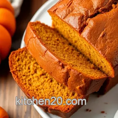 Easy & Moist Pumpkin Bread: Bake Deliciousness in Just 60 Minutes! Recipe Card