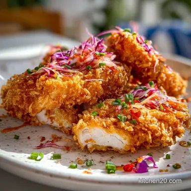 Bang Bang Chicken Crispy Baked in 35 Minutes Recipe Card