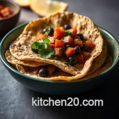 Easy Homemade Blue Corn Tortillas - A Vibrant, 3-Ingredient Delight! Recipe Card