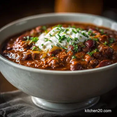 Classic Homemade Chili The Deeply Layered Sunday Best Recipe Recipe Card